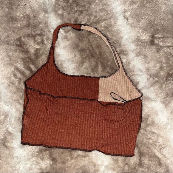 PATCHING HALTER TOP - Picture 2 of 2